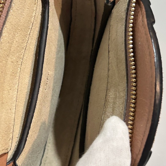 Chloé Mini Pixie Crossbody Bag – Tan Leather & Suede with Gold Hardware - Picture 15 of 17